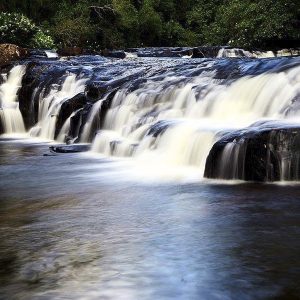 Uma das Cachoeiras na Pousada Roccaporena